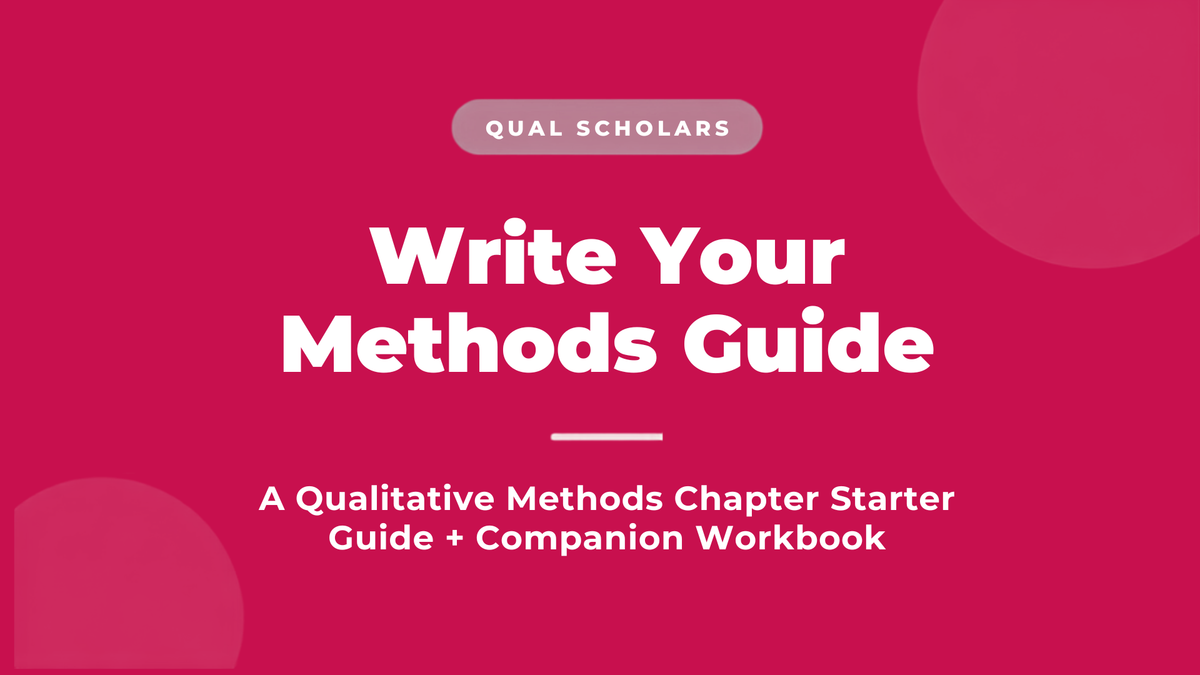 Write Your Methods Guide